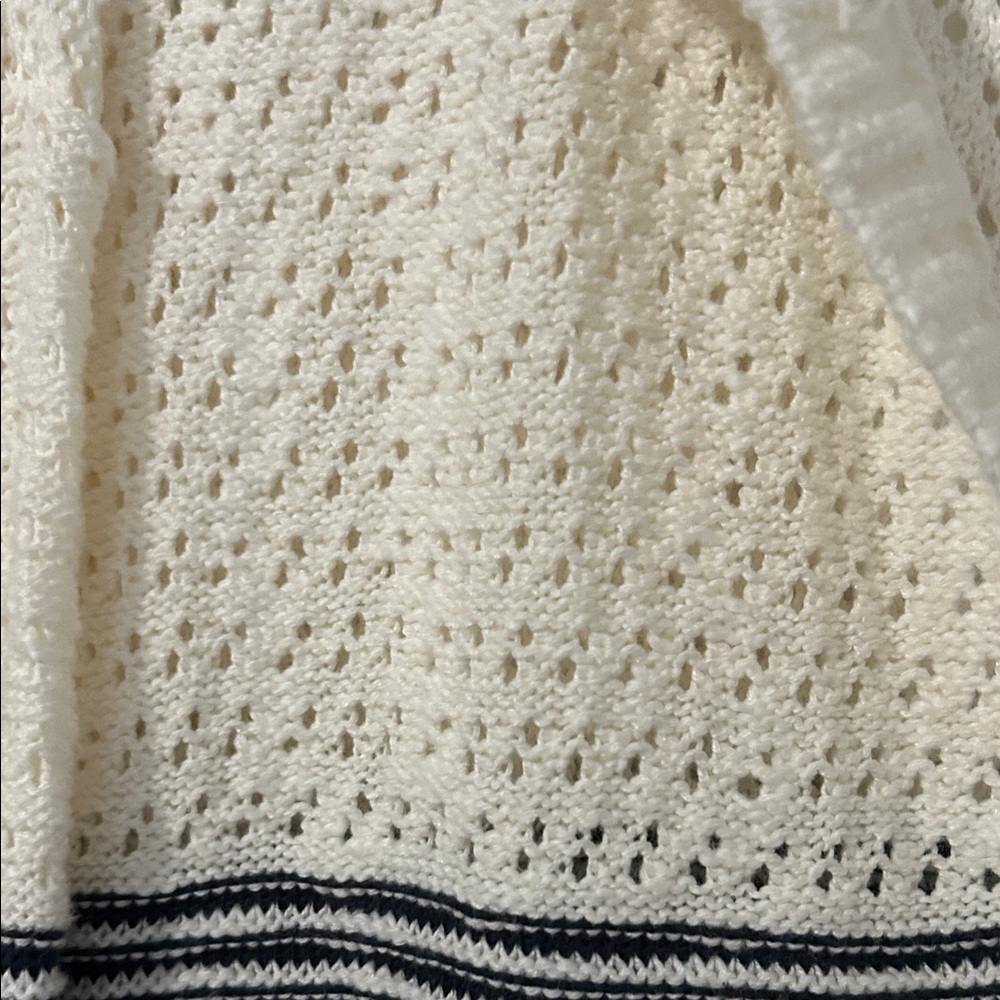 Heartloom Cream and Black Striped Sweater - Picture 3 of 7